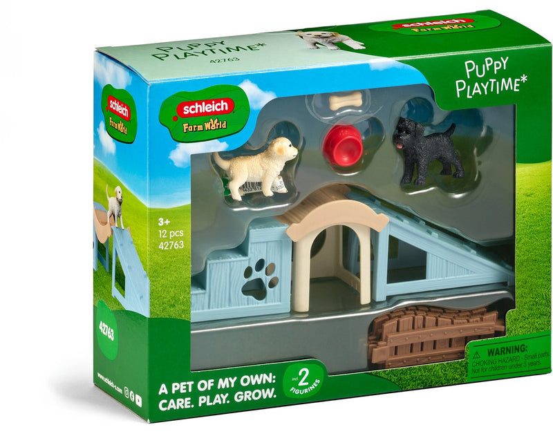 ギャラリービューアに画像をロードする, Schleich farm world avonturenpret voor kleine puppy's 42763
