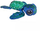 Lobbes destination deep knuffel pluche - schildpad groen, 28cm.