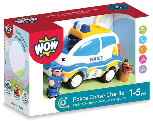 Wow toys speelgoedvoertuig auto chase charlie
