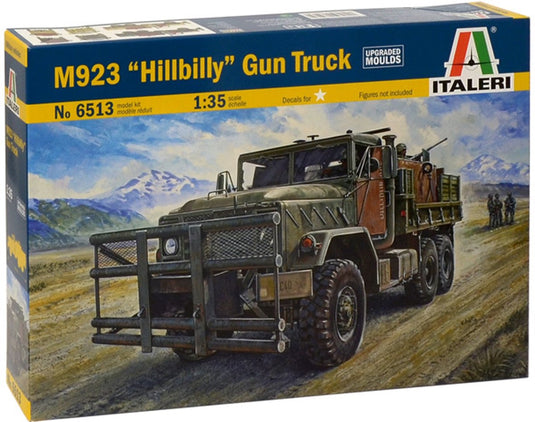 Italeri modelbouwpakket militaire voertuigen - 6513 -hillbilly- gun truck plastic - 1:35 - modelbouw