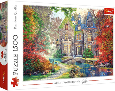 Trefl legpuzzel autumn mansion - 1500 stukjes puzzel volwassenen.