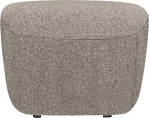 Vtwonen lofty hocker - polyester - naturel - 41x62x48