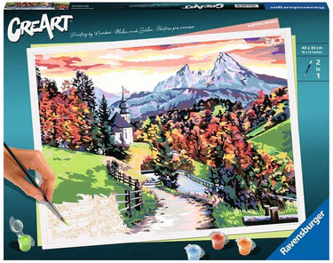 Ravensburger creart beautiful bavaria schilderen op nummer