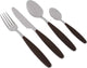 Gimex - bestek - bruin - soft touch heft - 16-delig