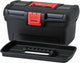 Curver herobox gereedschapskist - 33 x 20 x h16 - zwart rood