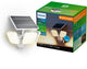 Philips led philips ultraefficient zyren wandlamp - solar beveiligingslamp - floodlight - bewegingssensor - helder wit licht: 3000k - 24,5w - wit - twee lichtstanden - schemersensor - zonne-energie - waterbestendig