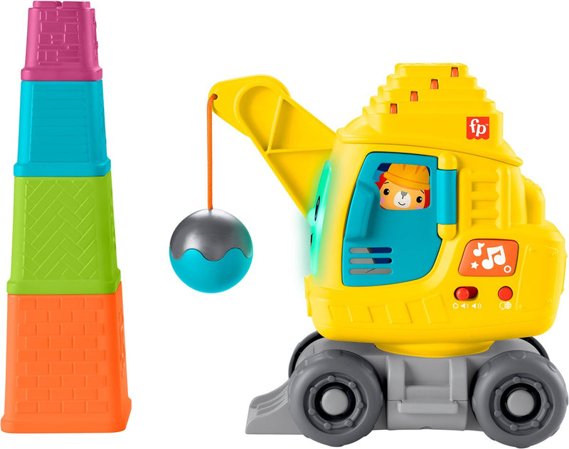 Afbeelding laden in galerijviewer, Mattel fisher-price tel- en stapelkraan
