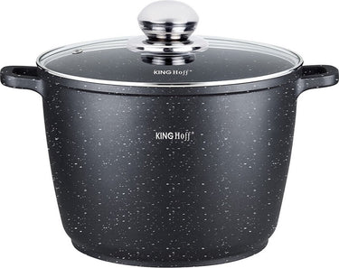 Kinghoff 1599 - hoge braadpan - met aromaknop - 28 cm - 10 liter