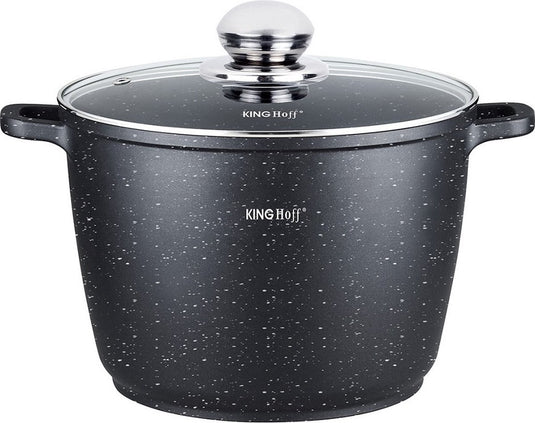 Kinghoff 1599 - hoge braadpan - met aromaknop - 28 cm - 10 liter