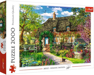 Trefl legpuzzel 2000 stukjes country cottage landhuis puzzel.