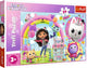 Trefl happy gabby universal gabby's poppenhuis 24 maxi stukjes legpuzzel - 24 stukjes - vanaf 3 jaar