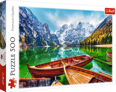 Trefl legpuzzel lake braies italië 500 stukjes puzzelspel.