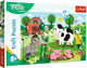 Trefl legpuzzel - ik family boerderij 24 maxi stukjes karton.