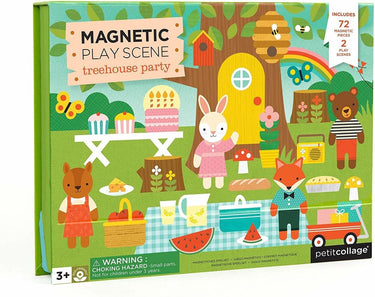 Dam petit collage magneetspel boomhut