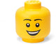 Lego opbergbox, opbergdoos, groot, 24 cm, hoofd, happy boy -