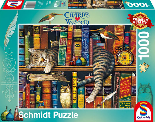 Schmidt - legpuzzel - frederick, de literator - charles wysocki - 1000 stukjes - volwassenen - vanaf 12 jaar
