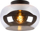 Lucide judi - plafonnière (plafondlamp) - ø 30,5 cm - 1xe27 - fumé