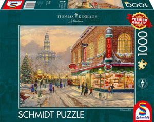 Schmidt - legpuzzel - een kerstwens - thomas kinkade studios - 1000 stukjes - volwassenen - vanaf 12 jaar