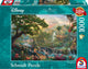 Schmidt - legpuzzel - disney, het jungleboek - thomas kinkade studios - 1000 stukjes - volwassenen - vanaf 12 jaar