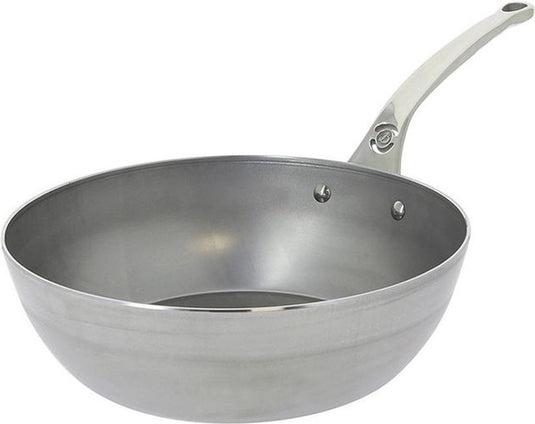Debuyer de buyer mineral b pro hapjespan 28 cm – plaatstaal – pfas-vrij – rvs handgreep – inductie geschikt – made in france
