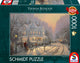 Schmidt - legpuzzel - feestelijke kerstdagen - thomas kinkade - 1000 stukjes - volwassenen - vanaf 12 jaar