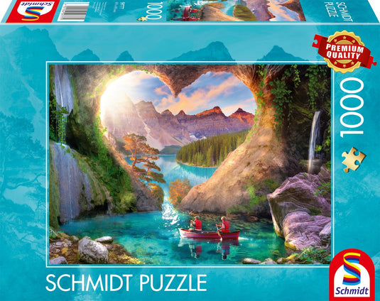 Schmidt - legpuzzel - uitzicht met hart - 1000 stukjes - volwassenen - vanaf 12 jaar