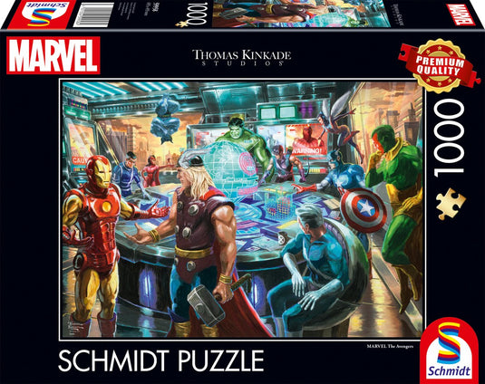 Schmidt - legpuzzel - marvel - the avengers - thomas kinkade studios - 1000 stukjes - volwassenen - vanaf 12 jaar