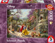 Schmidt - legpuzzel - disney, sneeuwwitje, dans met de prins - thomas kinkade studios - 1000 stukjes - volwassenen - vanaf 12 jaar