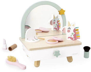 Janod - unicorn - houten kappers tafel