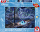 Schmidt spiele - thomas kinkade - disney frozen liefde en magie, 1000 stukjes