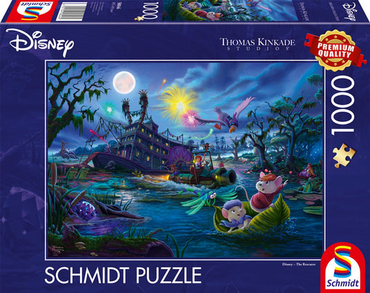 Schmidt puzzle disney the rescuers puzzel 1000 stukjes