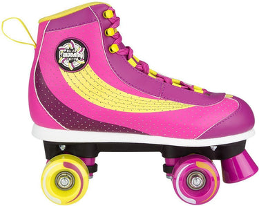 Nijdam rolschaatsen - sugar babe - roze geel - maat 34
