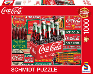 Schmidt puzzel coca cola klassieker - legpuzzel 1000 stukjes.