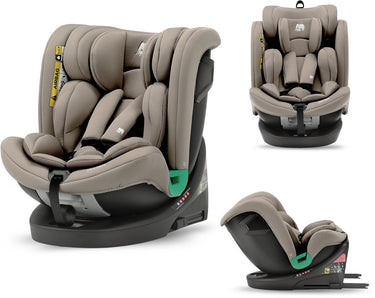 Deryan colin luxe autostoel i-size - 360° draaibaar - isofix - truffle nougat