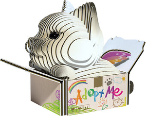 Eugy 3d puzzel - katten - mocha - katten - duurzaam - verzamel ze allemaal - 6 jaar