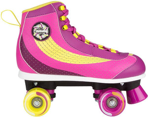 Nijdam rolschaatsen - sugar babe - roze geel - maat 39