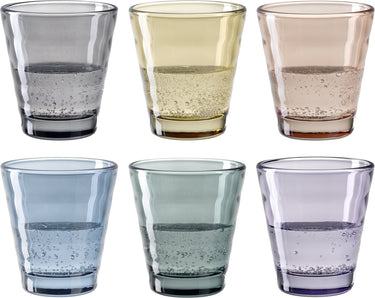 Leonardo verso sapglazen 210ml assorti - set 6