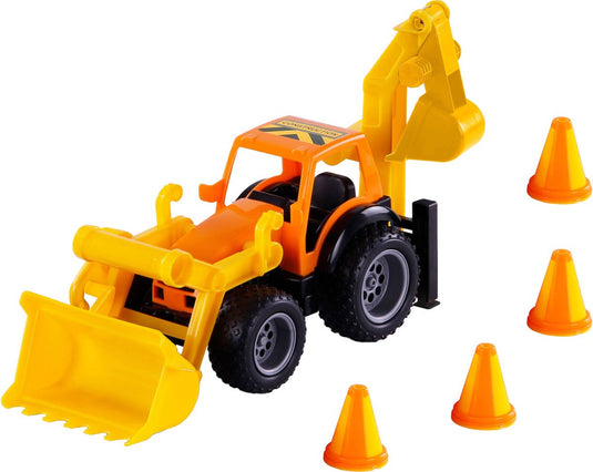 Cavallino grip graafmachine tractor met rubberbanden, 38,5cm