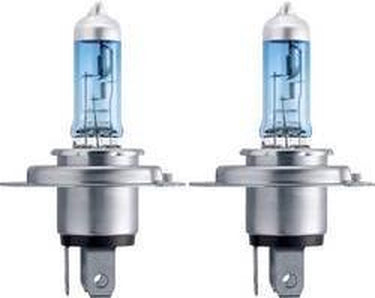 Philips h4 - reservelampen – white vision - 12v 60 55w - 2 stuks