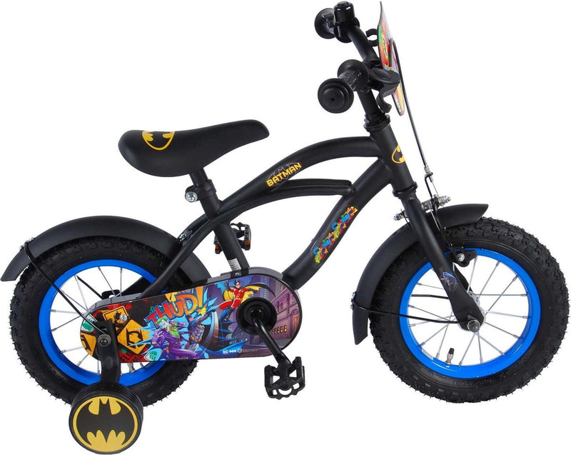 Afbeelding laden in galerijviewer, Kinderfiets 12 Batman - zwart geel

