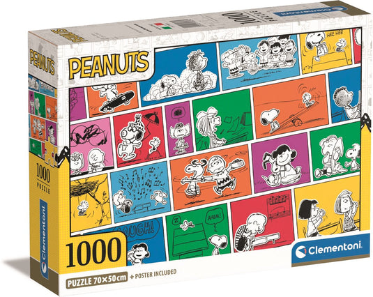 Clementoni - puzzel - 1000 stukjes - peanuts thema