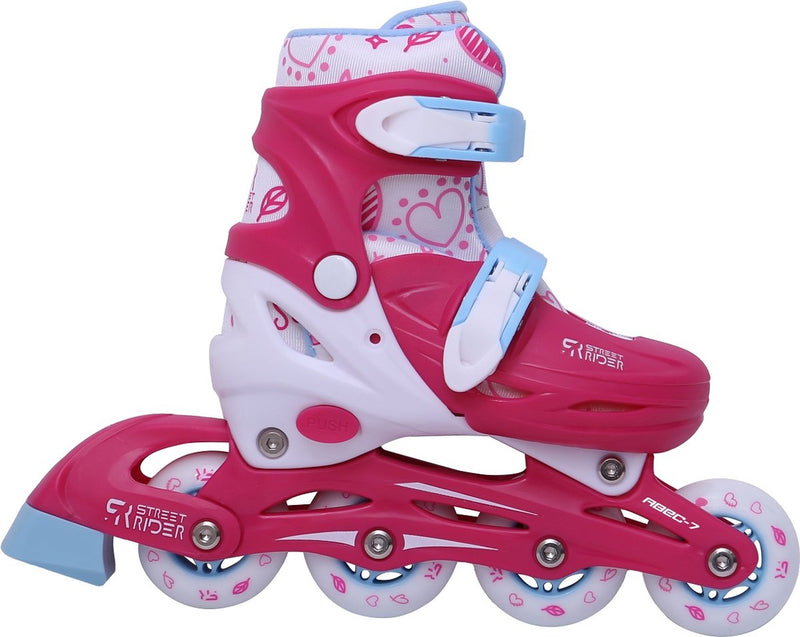 Afbeelding laden in galerijviewer, Street rider inline skeelers roze, maat 26-29
