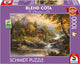 Schmidt legpuzzel zomerhuis 1000 stukjes blend cota volwassenen.