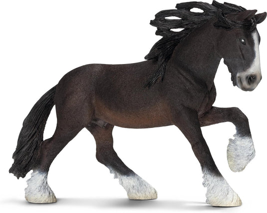Schleich farm world shire hengst - speelfiguur - kinderspeelgoed voor jongens en meisjes - 3 tot 8 jaar - 13734