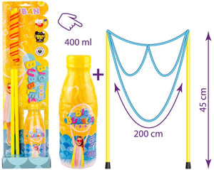 Tuban speelgoed - giant bubble wand glasses set met 400 ml vloeistof.