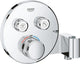 Grohe grohtherm smartcontrol thermostatiche douchekraan - inbouw mengkraan - met omstelling - met douchekophouder