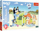 Trefl puzzel 24 maxi bluey's grote dag bbc bluey karton.