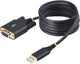 Bosch startech 2m usb naar null modem seriële adapter kabel, com retention, ftdi, usb-a naar rs232, led indicators, verwisselbare db9 schroeven moeren