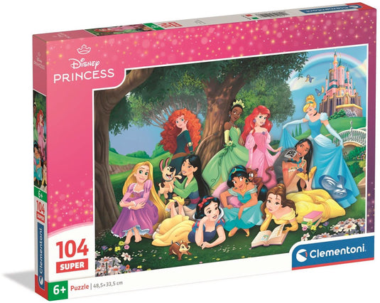 Clementoni disney princess - super (104 stukjes)