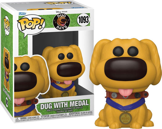 Funko pop - dug days - dug with medal